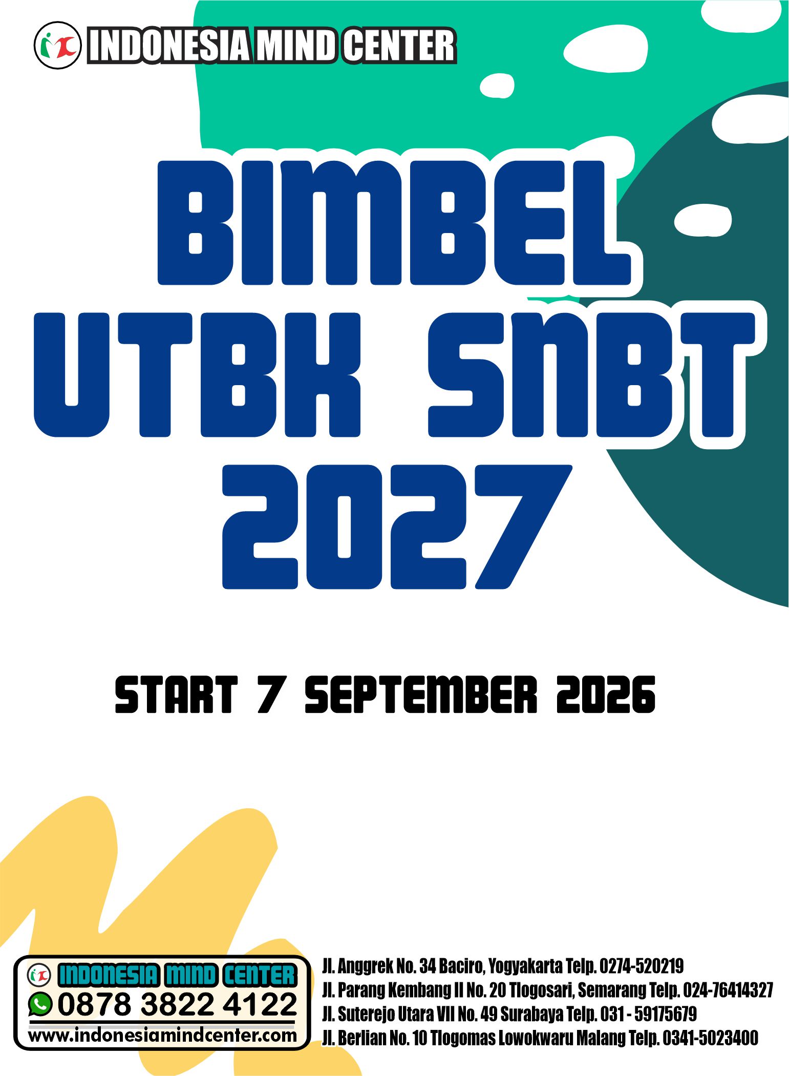 Mand Denter BIMBEL UTBK SNBT 2027 - Indonesia Mind Center